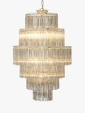 John Lewis Athenea chandelier ceiling light smoked glass, imported from the UK