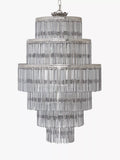 John Lewis Athenea chandelier ceiling light smoked glass, imported from the UK