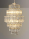 John Lewis Athenea chandelier ceiling light smoked glass, imported from the UK