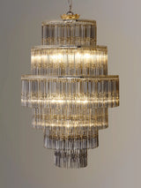 John Lewis John Lewis Athenea Chandelier Ceiling Light, Smoke/Clear- Buy online at McGrocer