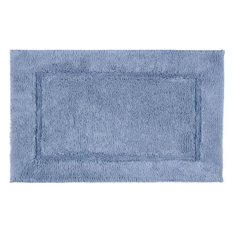John Lewis Micro-Fresh Deep Pile Bath Mat, Pacific Blue, Medium (L50 x W80cm)