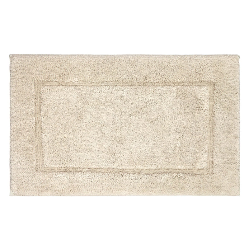 John Lewis Micro-Fresh Deep Pile Bath Mat, Linen, Medium (L50 x W80cm)