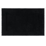 John Lewis Micro-Fresh Deep Pile Bath Mat, Black, Medium (L50 x W80cm)