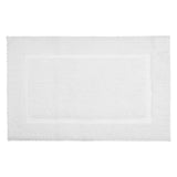 John Lewis Micro-Fresh Deep Pile Bath Mat, White, Medium (L50 x W80cm)