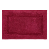 John Lewis Micro-Fresh Deep Pile Bath Mat, Claret Red, Medium (L50 x W80cm)