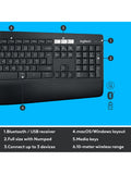 Logitech MK850 Performance wireless keyboard and mouse combo, imported from the UK