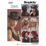 John Lewis Simplicity Women's Costume Hats Sewing Pattern 8361- Buy online at McGrocer