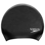 John Lewis Speedo Long Hair Swimming Cap, Black- Buy online at McGrocer