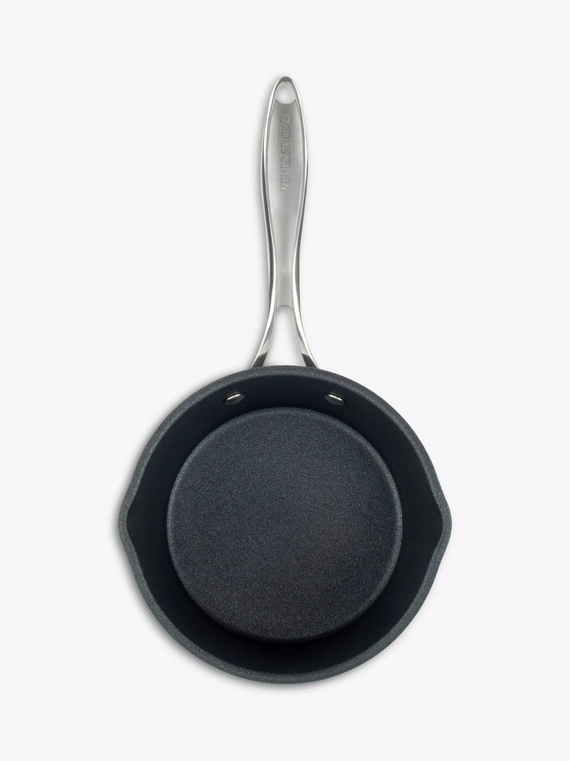 Eaziglide Neverstick3 Professional Non-Stick Lidded Saucepan Set 3 Piece - British product