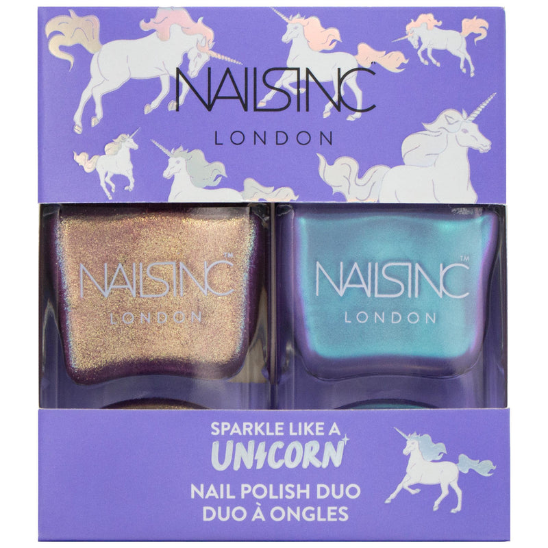 Nails Inc Nail Polish Duo 2 x 14ml, imported from the UK