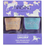 Nails Inc Nail Polish Duo 2 x 14ml, imported from the UK
