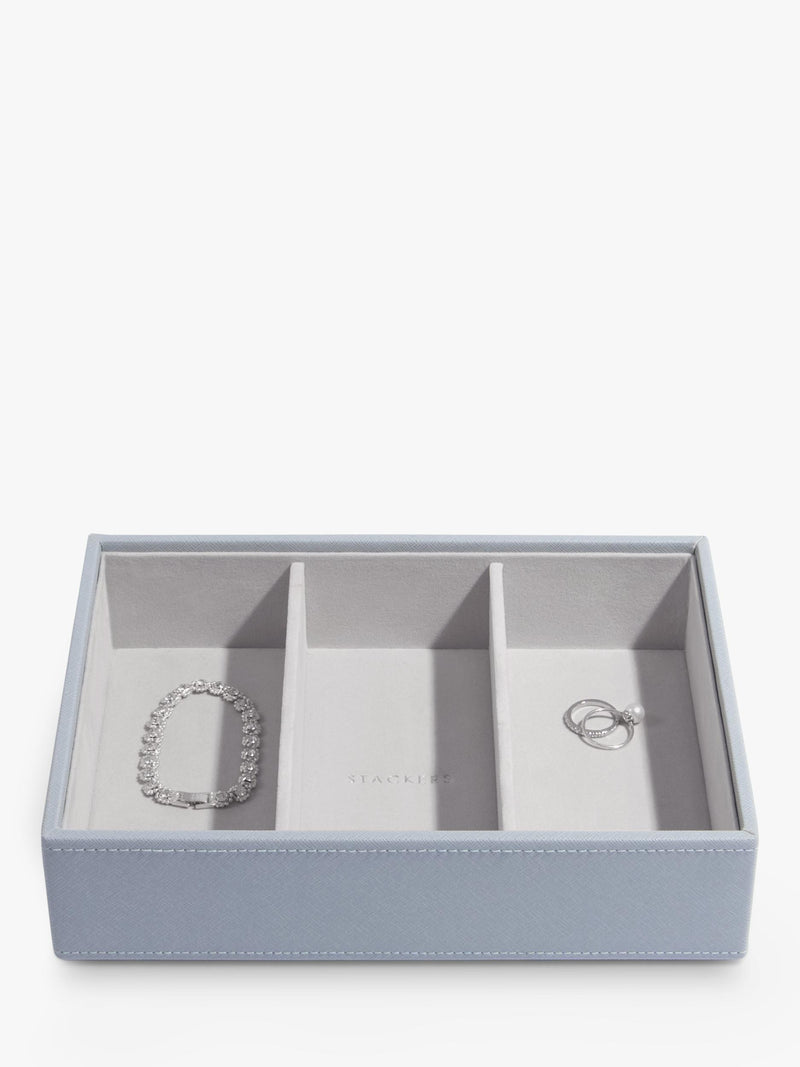 Stackers Pebble Grey watch and accessories storage tray (British brand)