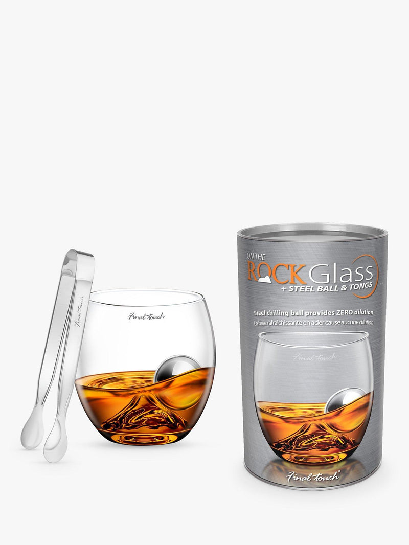 Final Touch On the Rock glass set - British product
