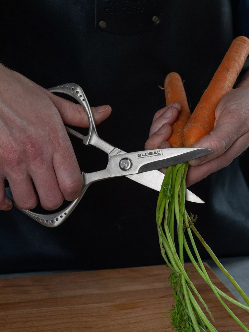 GLOBAL stainless steel kitchen shears from Japan, UK version
