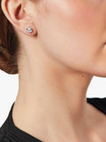 Jools by Jenny Brown cubic zirconia stud earrings silver (British brand)