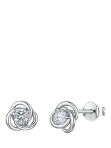 John Lewis Jools by Jenny Brown Cubic Zirconia Venn Circle Stud Earrings- Buy online at McGrocer