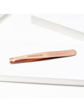 Tweezerman rose gold slant tweezers (British brand)