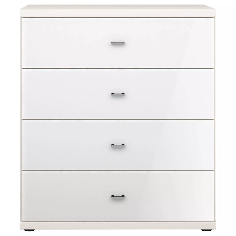John Lewis Elstra Wide 4 Drawer Glass Front Chest