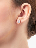 Jools by Jenny Brown silver cubic zirconia stud earrings, UK version