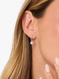 Jools by Jenny Brown drop earrings sterling silver cubic zirconia - British product
