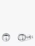 Jools by Jenny Brown Silver Ball Stud Earrings