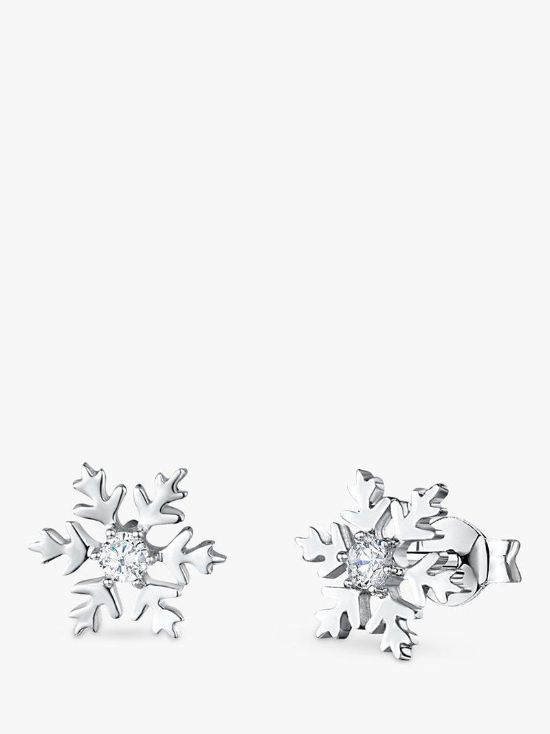 Jools by Jenny Brown snowflake stud earrings, imported from the UK
