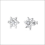 Jools by Jenny Brown snowflake stud earrings, imported from the UK