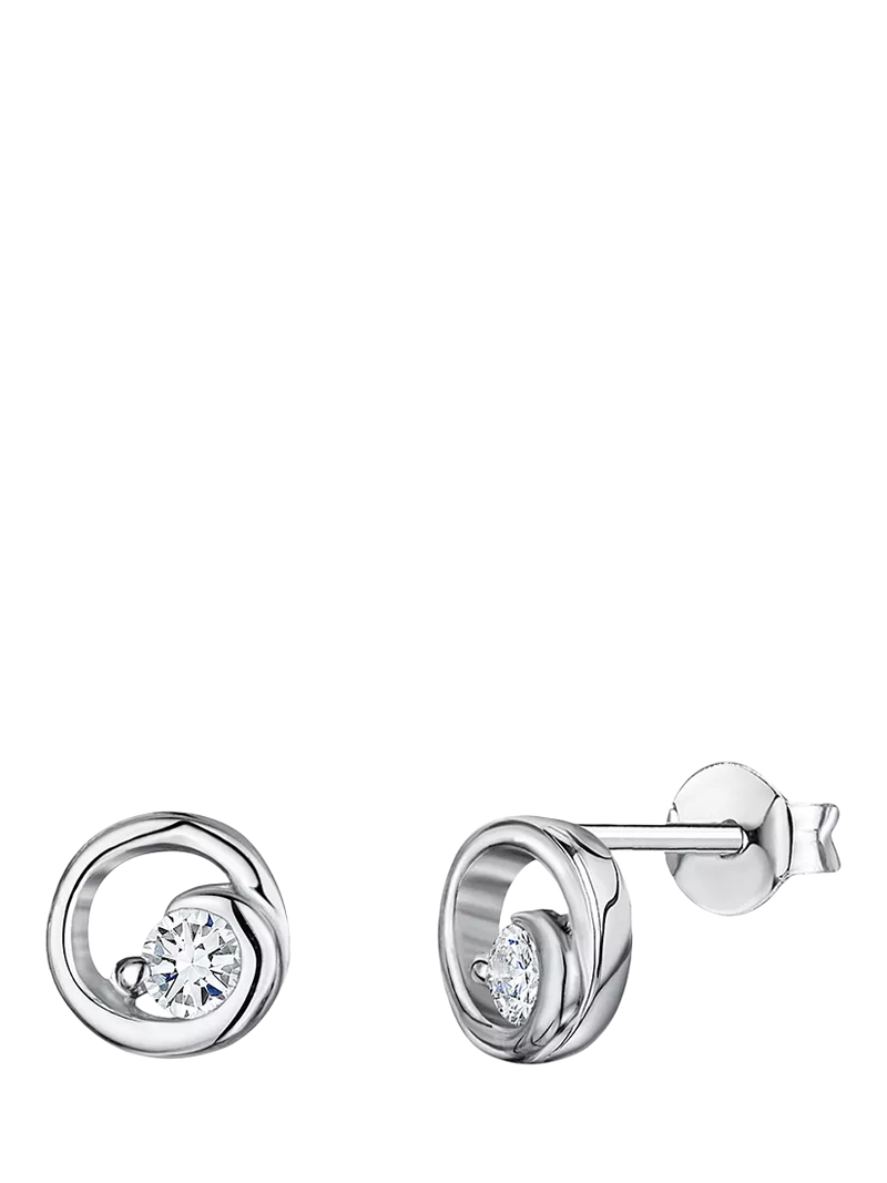 Jools by Jenny Brown cubic zirconia stud earrings - British product