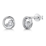 Jools by Jenny Brown cubic zirconia stud earrings - British product