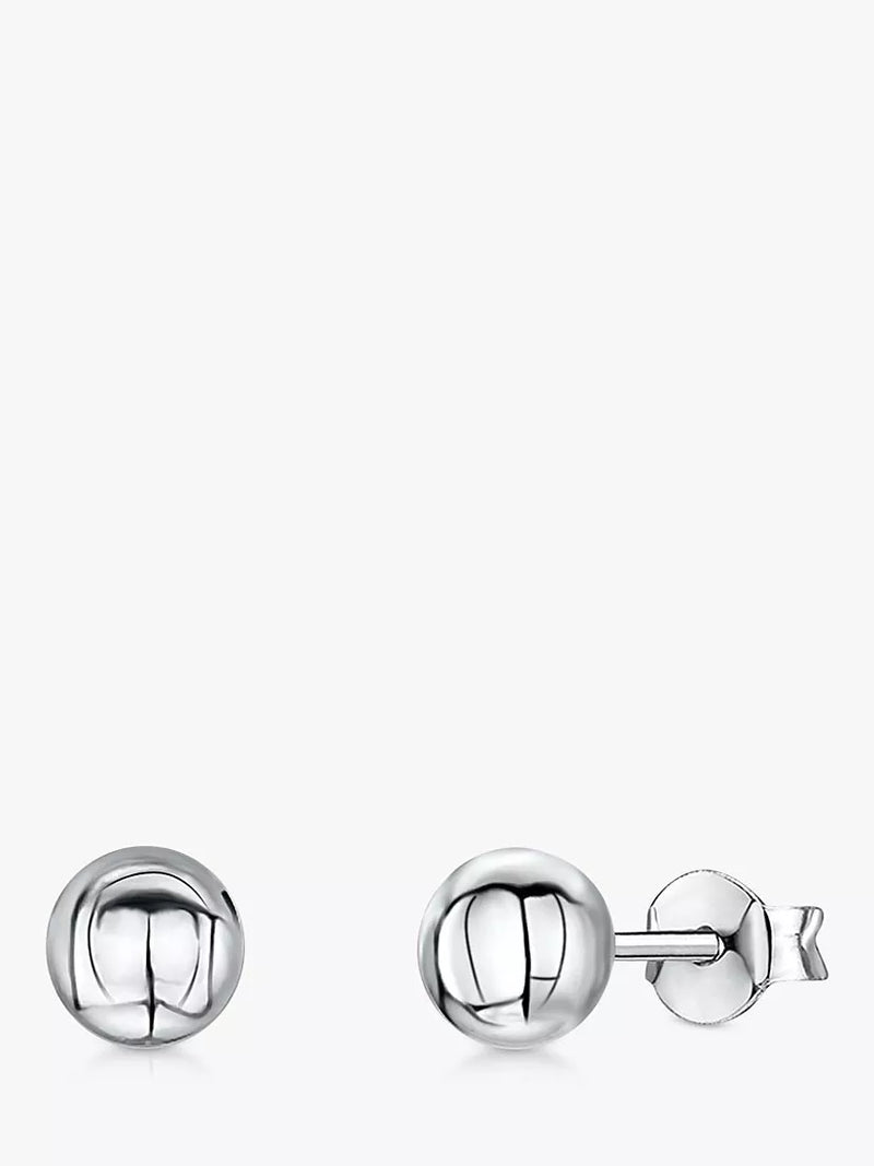 Jools by Jenny Brown Silver Ball Stud Earrings