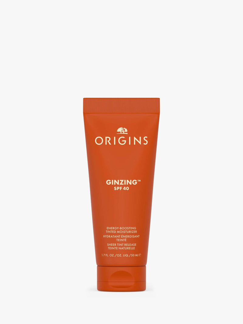 Origins GinZing Energy Boosting SPF 40 Tinted Moisturiser 50ml, imported from the UK