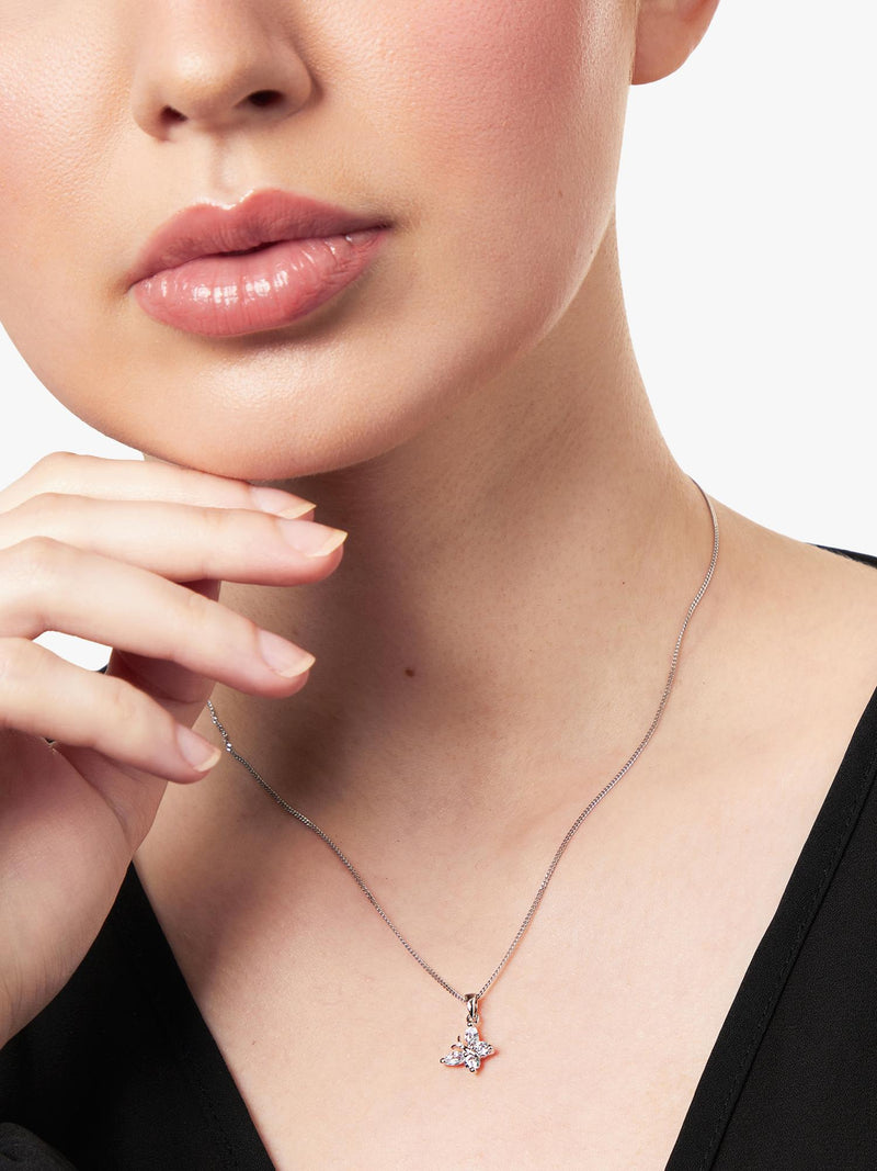 Jools by Jenny Brown cubic zirconia butterfly necklace, UK version