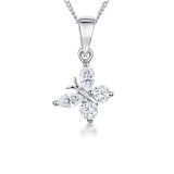 Jools by Jenny Brown cubic zirconia butterfly necklace, UK version