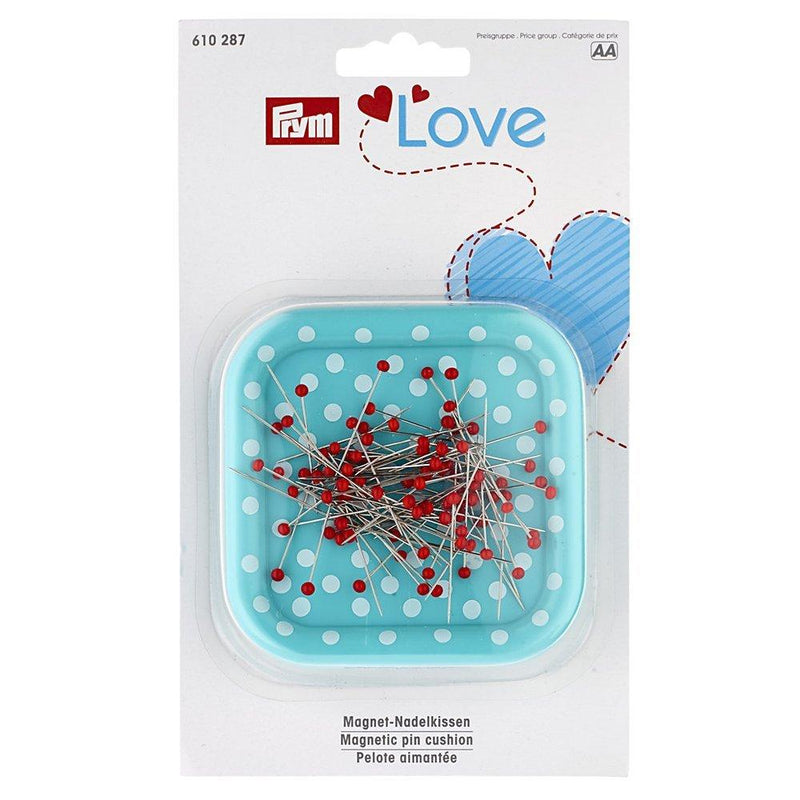 Prym Love magnetic glasshead pins and cushion, UK version