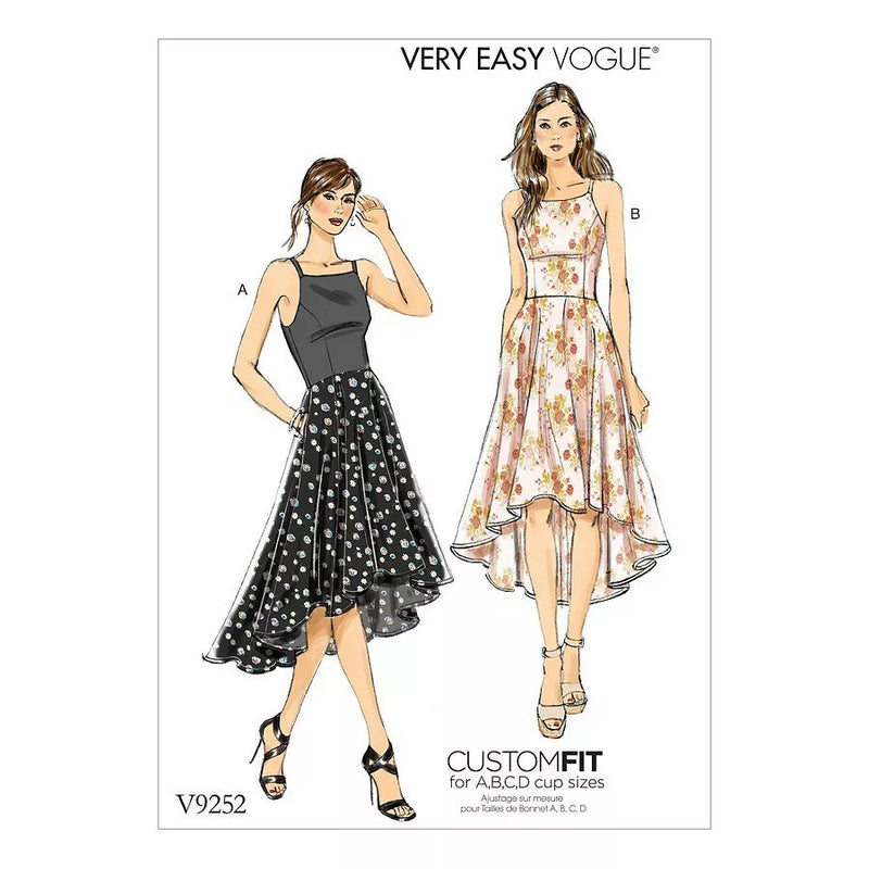 Vogue women's dress sewing pattern 9252 (British brand)