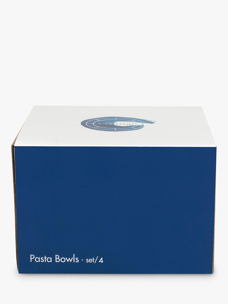 Rick Stein pasta bowls set of 4 blue white 16cm, UK version