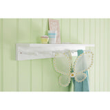 Great Little Trading Co Shaker peg rail in white - British product