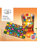 Mosaic Craft Kit for Candle Glass and Trinket Box Decoration