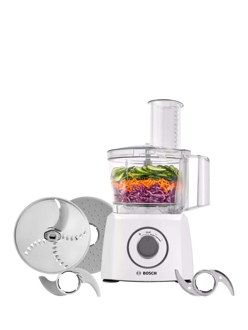 Bosch MultiTalent3 food processor 800W white - British product