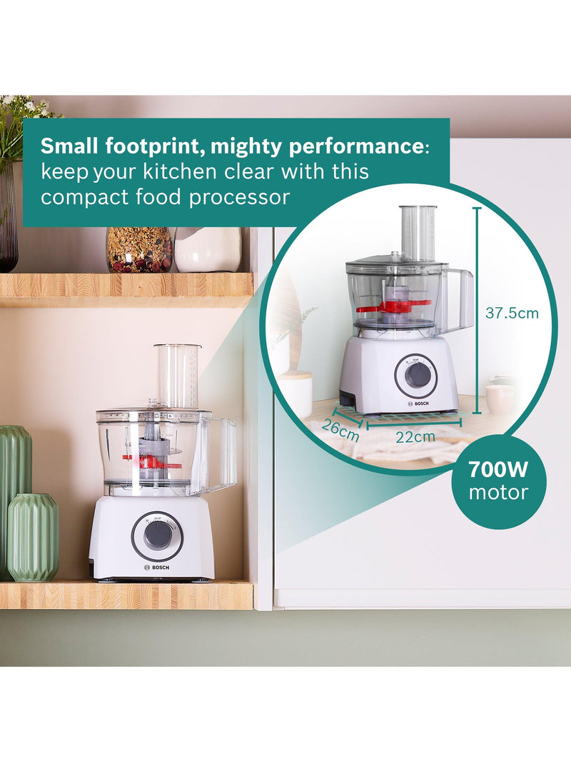 Bosch MultiTalent3 food processor 800W white - British product