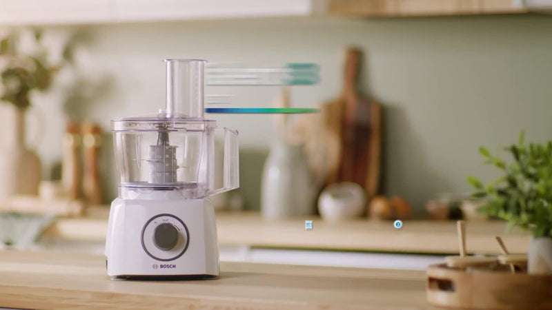 Bosch MultiTalent3 food processor 800W white - British product
