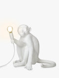 Seletti white sitting monkey table lamp with bulb - British product