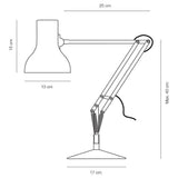 Anglepoise Paul Smith Mini desk lamp, UK version