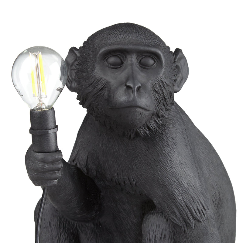 Seletti monkey table lamp black (British brand)