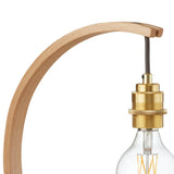 Tom Raffield Hanter large oak table lamp (British brand)