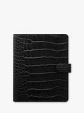 Filofax Classic Croc A5 Organiser in Ebony - British product