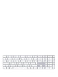 Apple Magic Keyboard with numeric keypad British English silver (British brand)