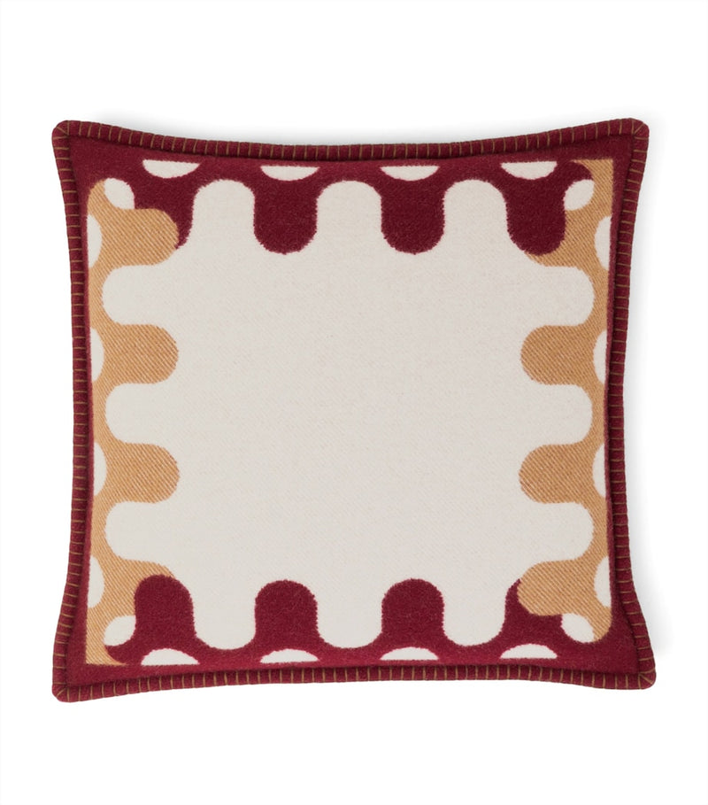 Frette Modernism 002 wool cushion 50cm x 50cm, imported from the UK