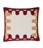 Frette Modernism 002 wool cushion 50cm x 50cm, imported from the UK