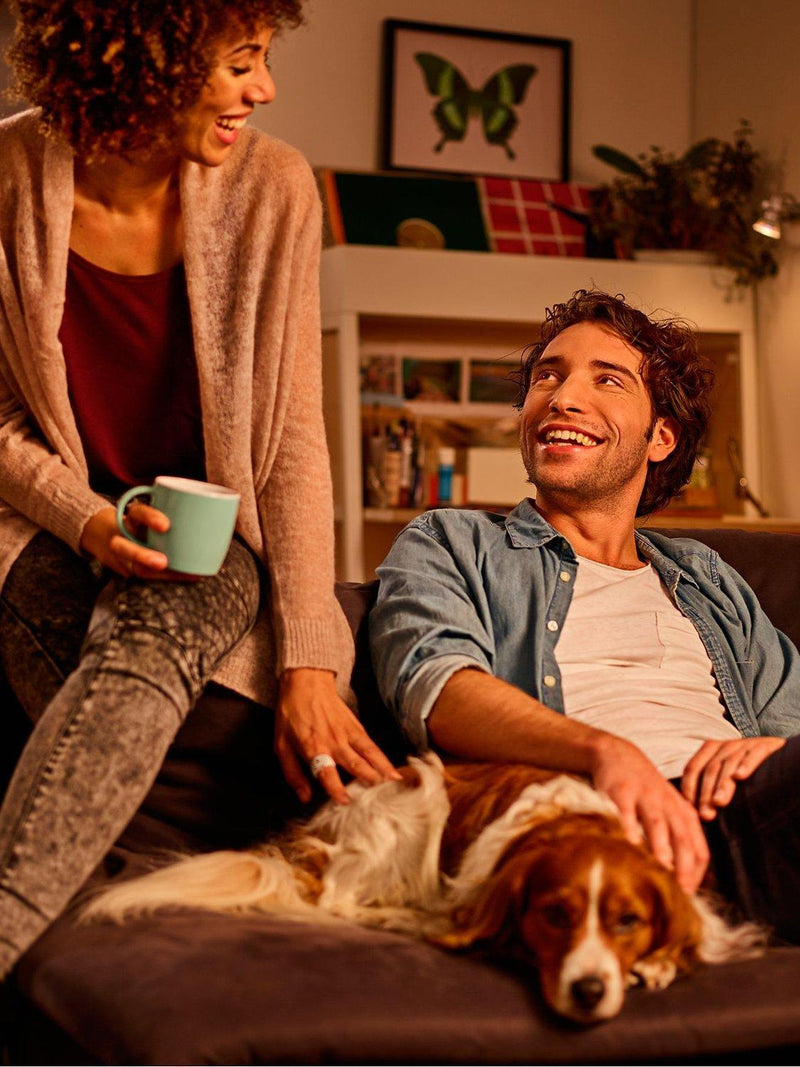 Philips 3.8W GU10 LED warm glow bulb (British brand)